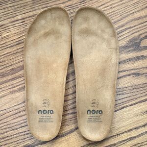 Nora Tan cork Shoe Insoles.  Size 11.  198/44